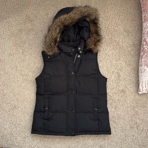 Gap Women’s Fur Hood Vest